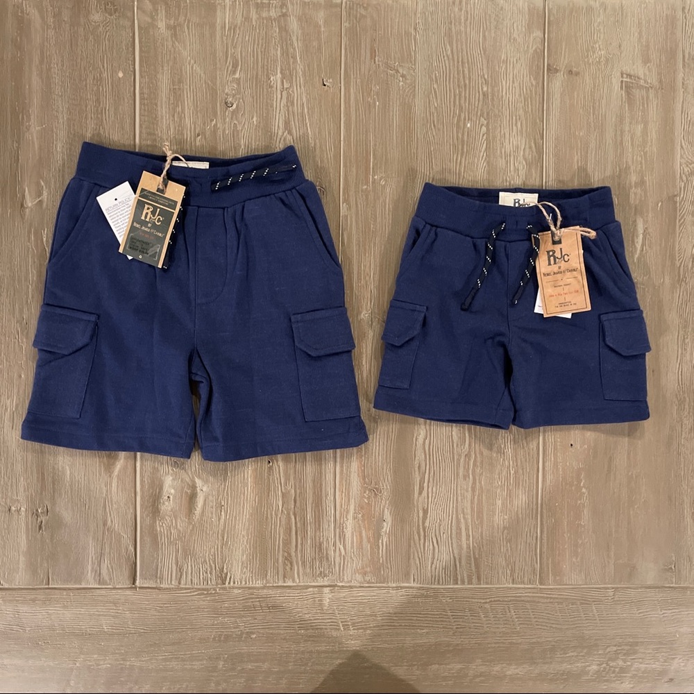 Rebel James & Charli Boys’ Drawstring Cargo Shorts